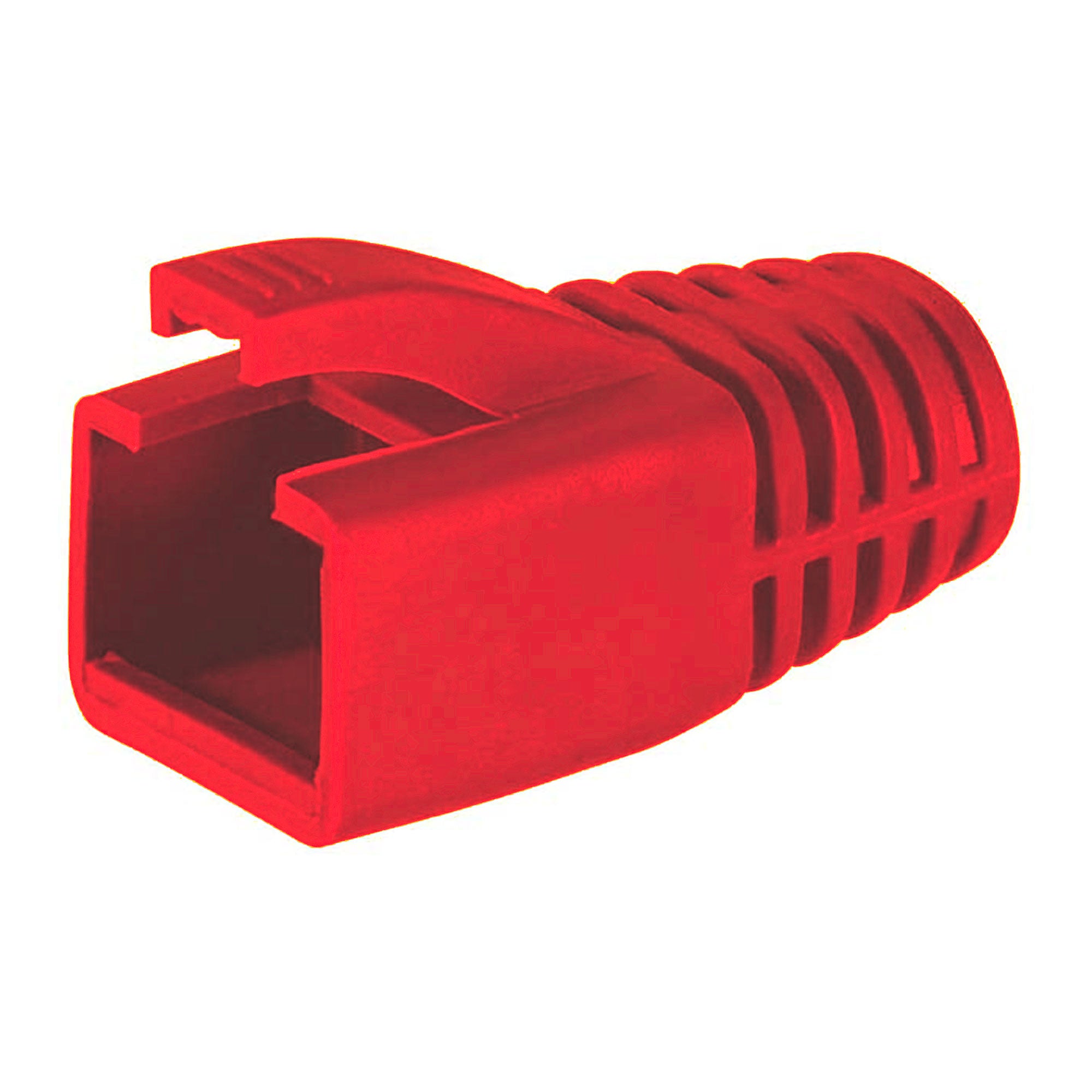 Performance Audio RJ45 CAT6, CAT7 Ethernet Network Cable Strain Relief Boot (8.5mm, Red)