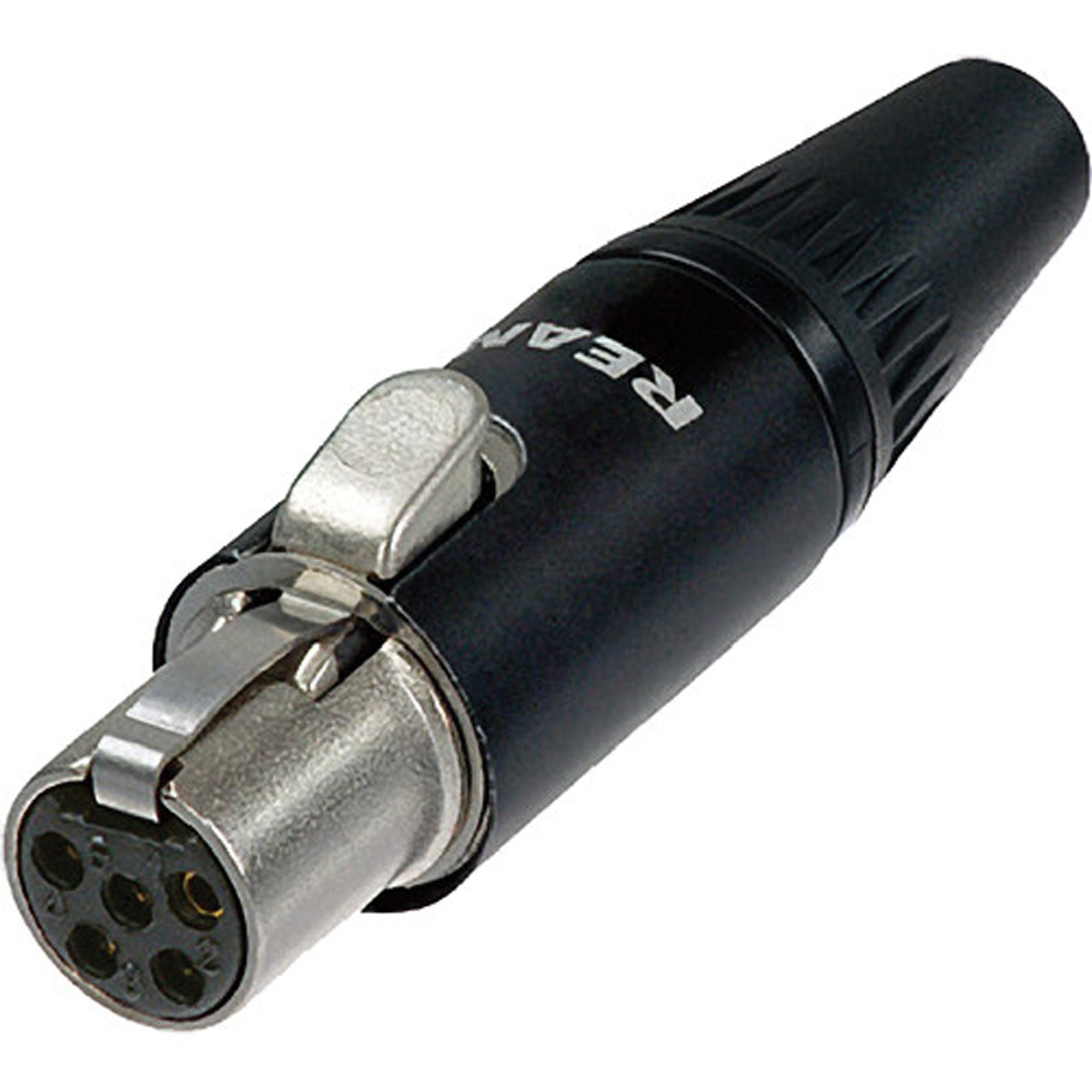 Neutrik Rean RT5FC-B Female 5-Pin Tiny XLR Connector (Black/Gold, Box of 100)