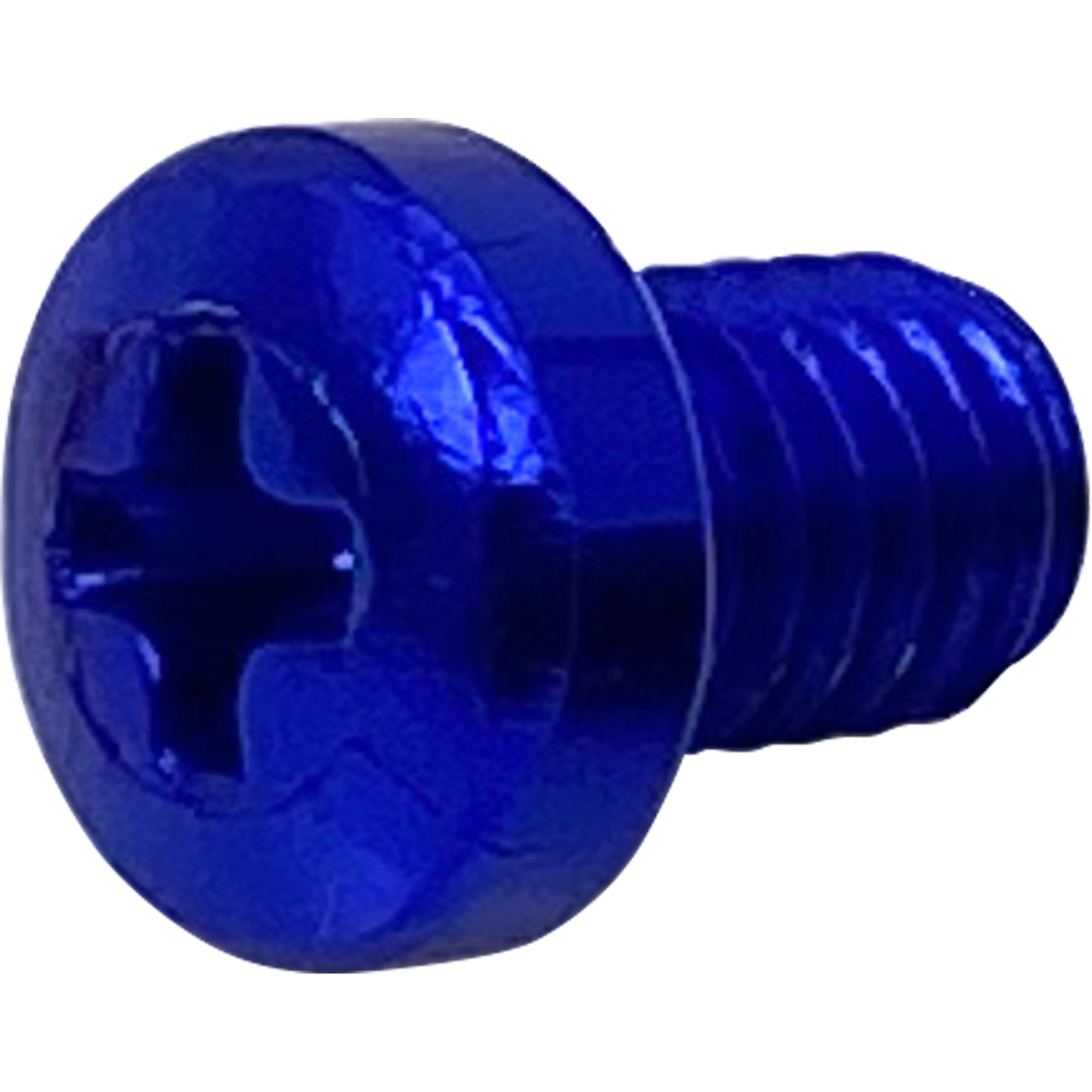 SquarePlug M3x4/B Anodized Aluminum M3x4 Color Coding Screw (Blue)