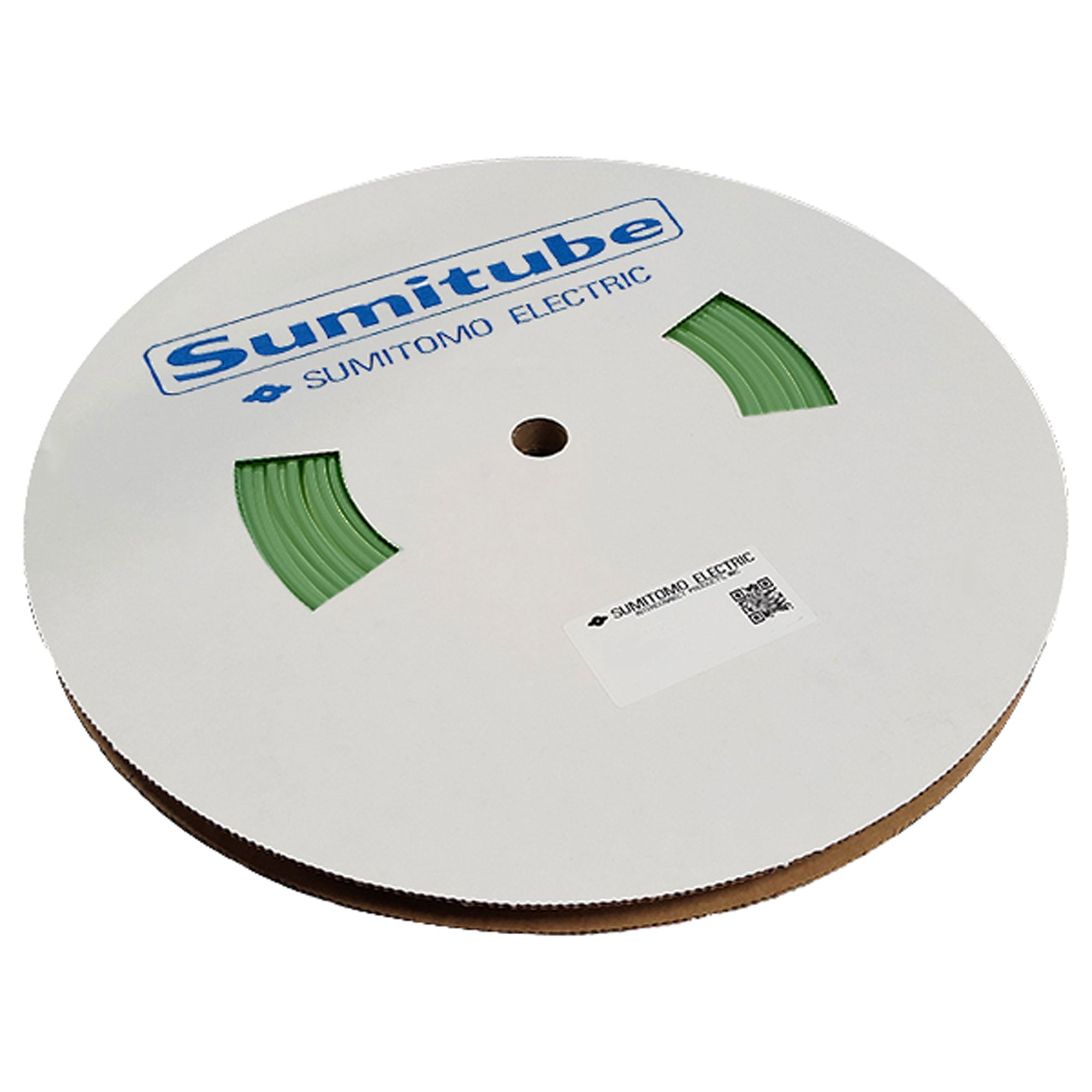 Sumitomo Sumitube B2(3X) 1.5/0.5mm Flexible Polyolefin 3:1 Heat Shrink Tubing - Green (1000' Spool)