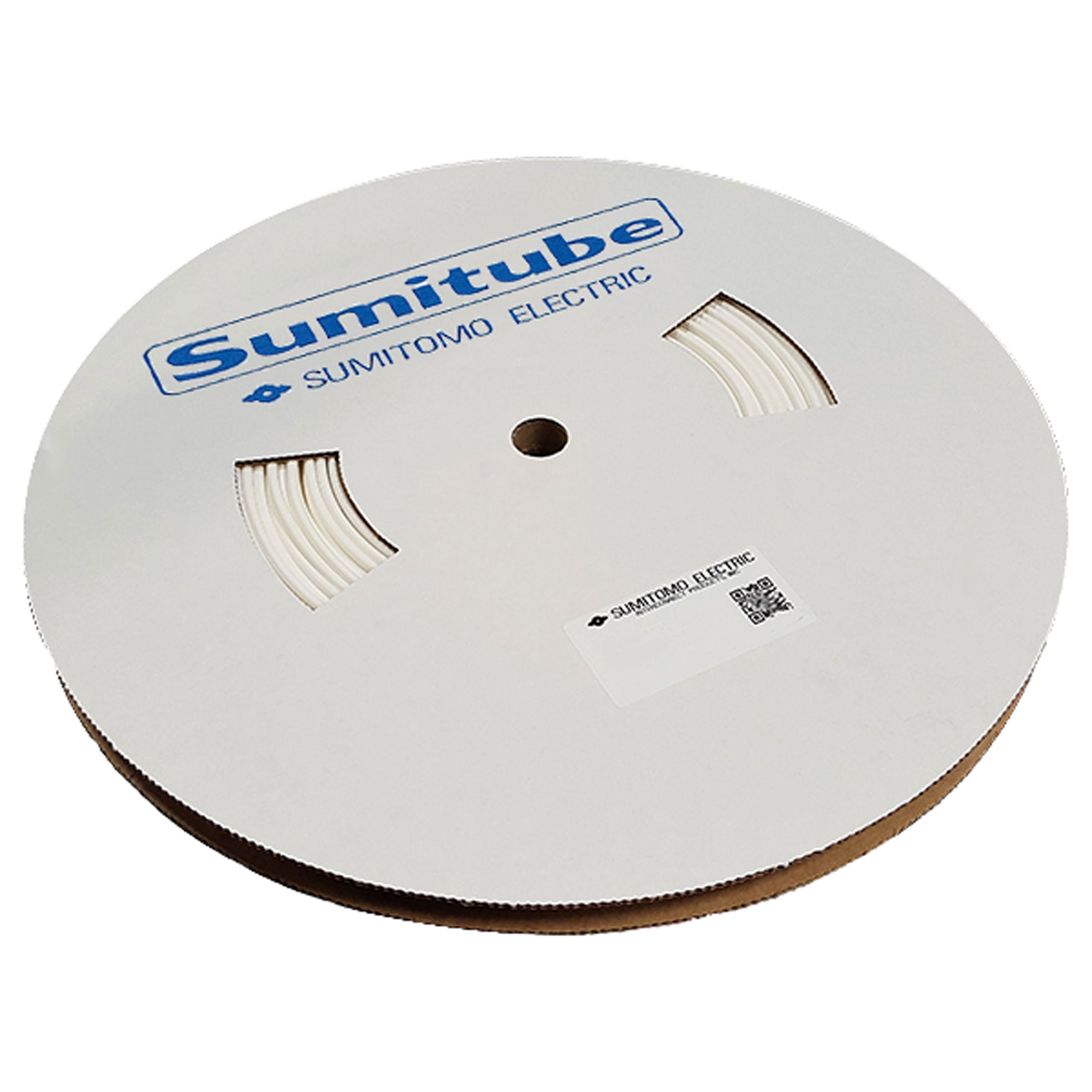 Sumitomo Sumitube B2(3X) 6/2mm Flexible Polyolefin 3:1 Heat Shrink Tubing - White (200' Spool)