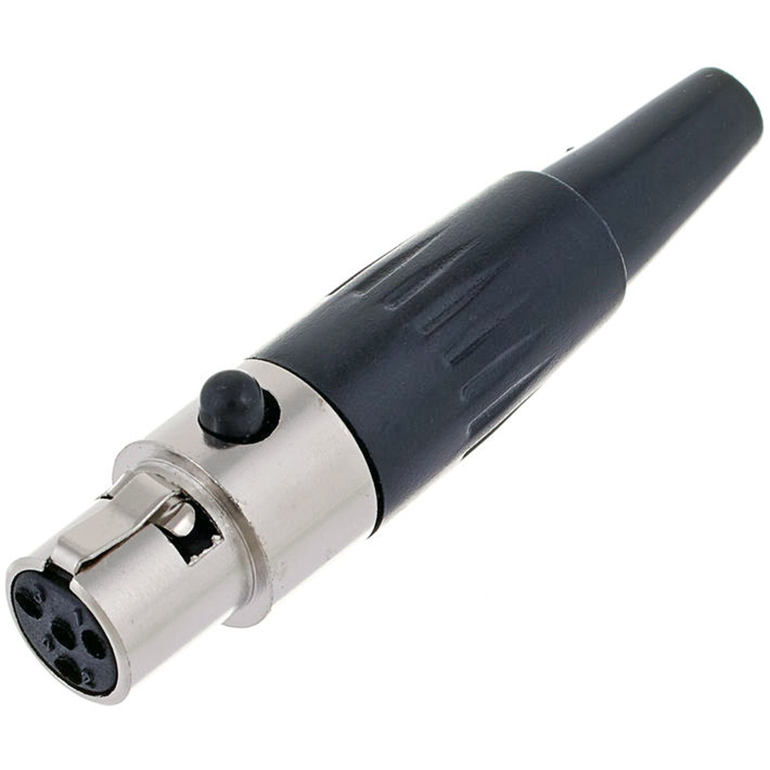 Switchcraft TA4FX Female 4-Pin Tini-QG Mini-XLR Cable Connector (Nickel)