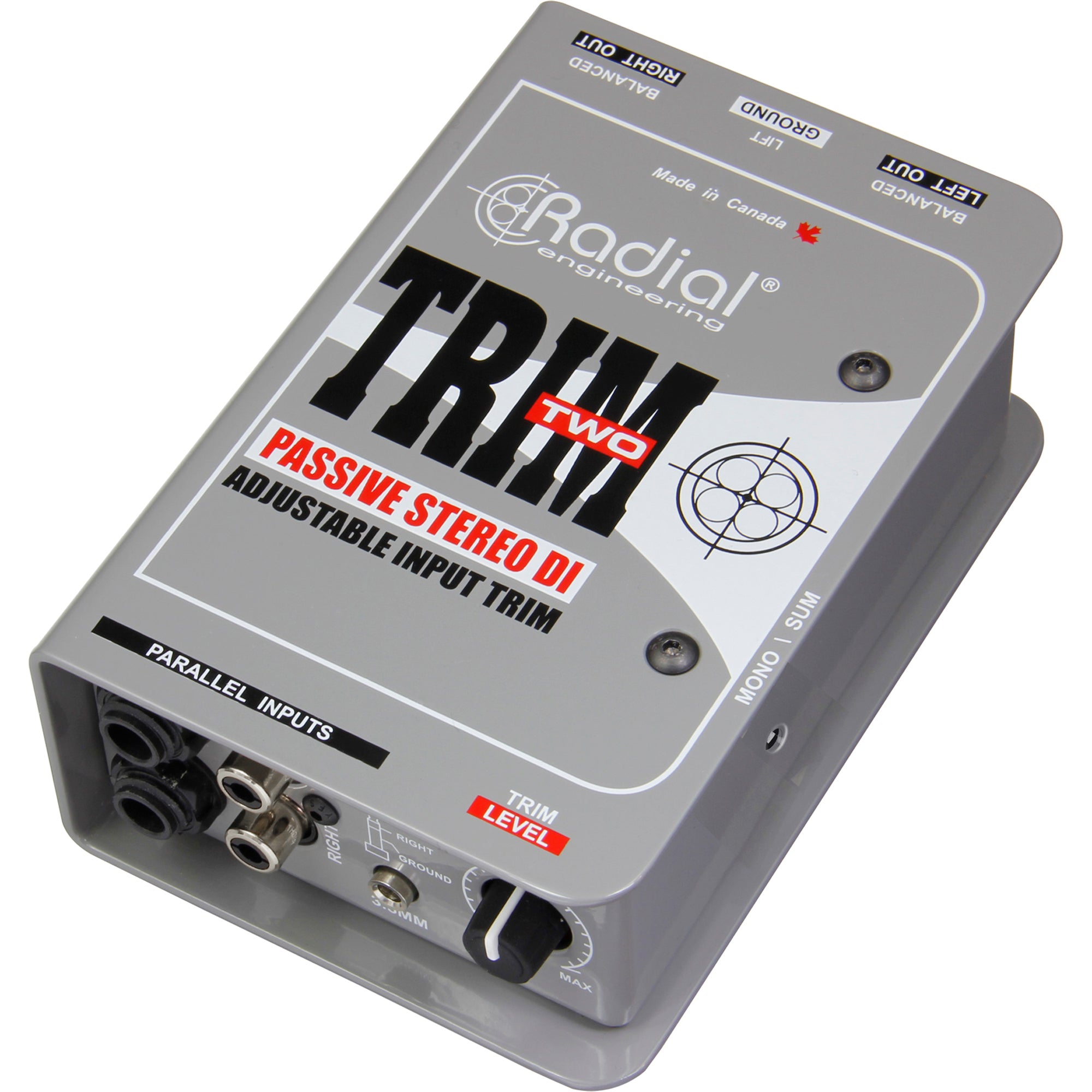 Radial Engineering Trim-Two Stereo Direct Box with Volume Control