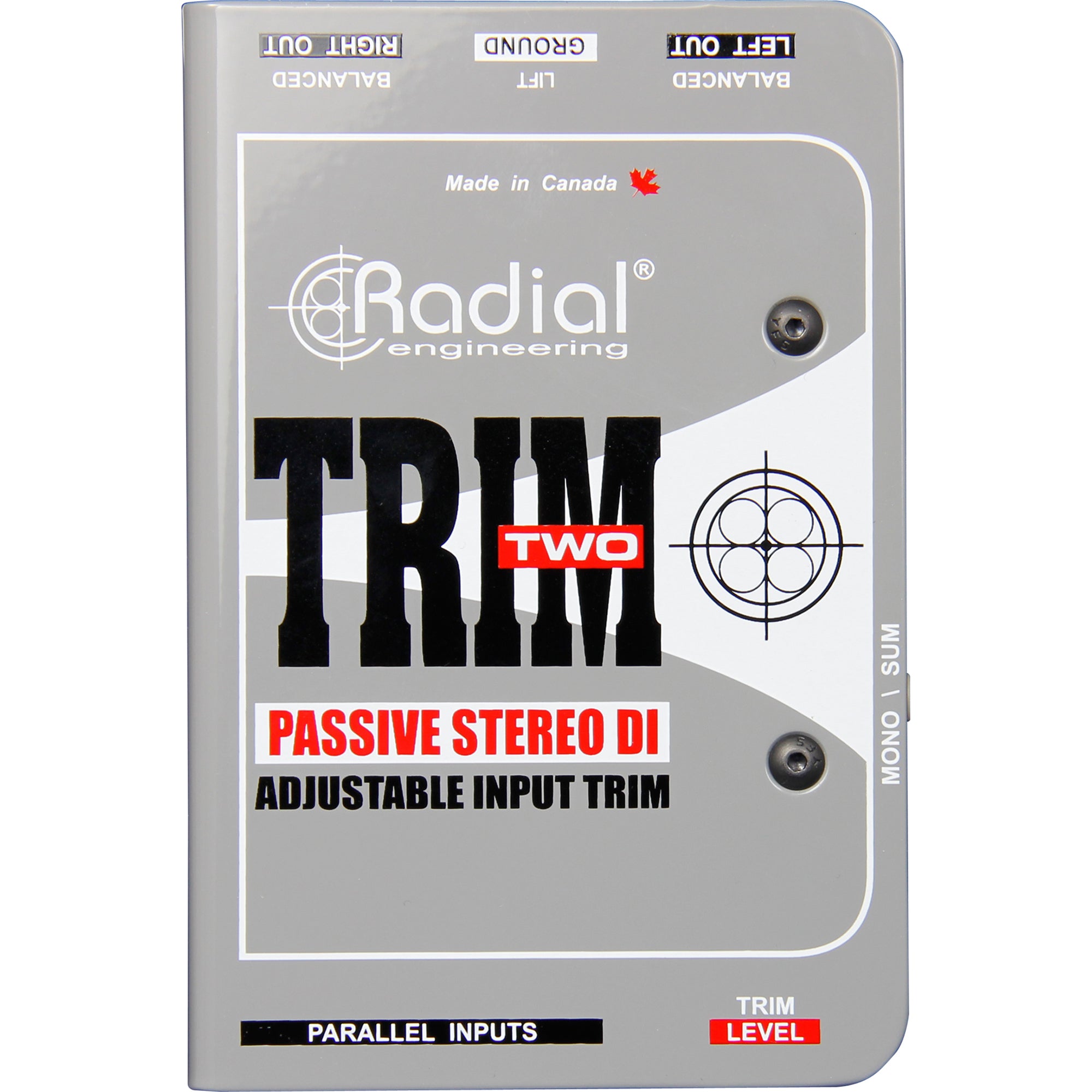 Radial Engineering Trim-Two Stereo Direct Box with Volume Control