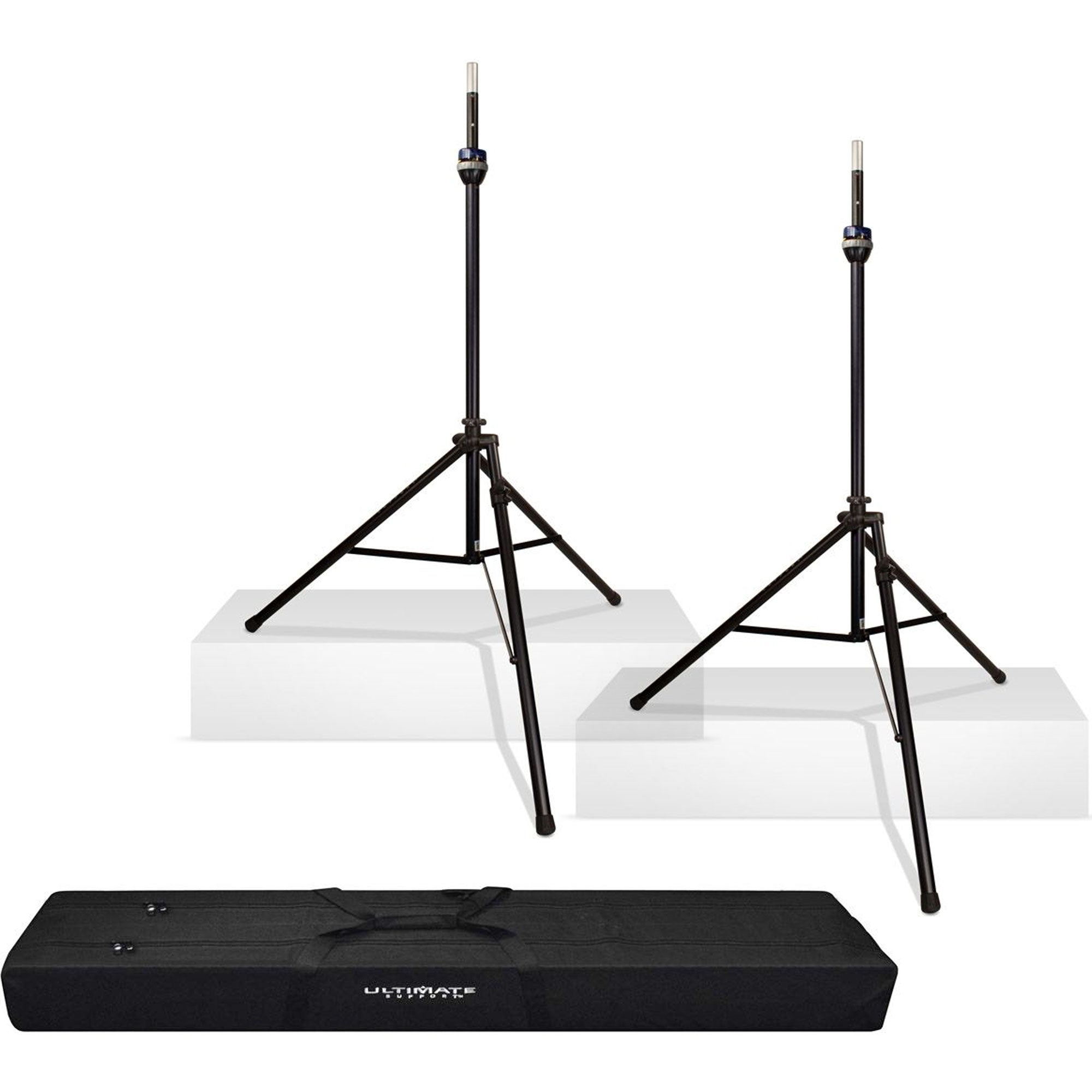 Ultimate Support TS-99BL Tripod Speaker Stands Bundle