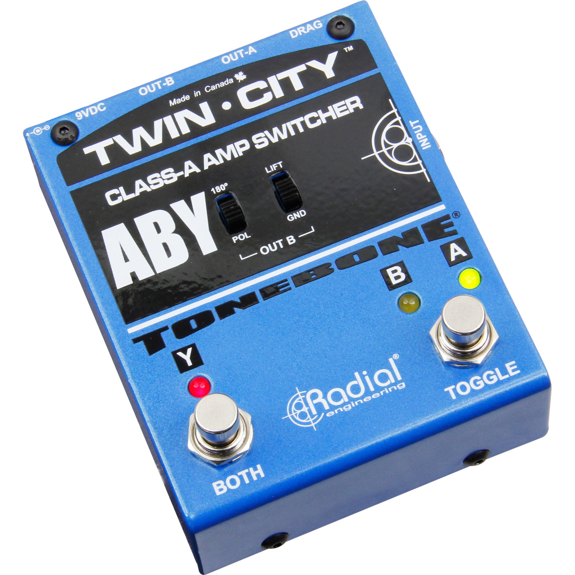 Radial Engineering Tonebone Twin-City Active ABY Amp Switcher