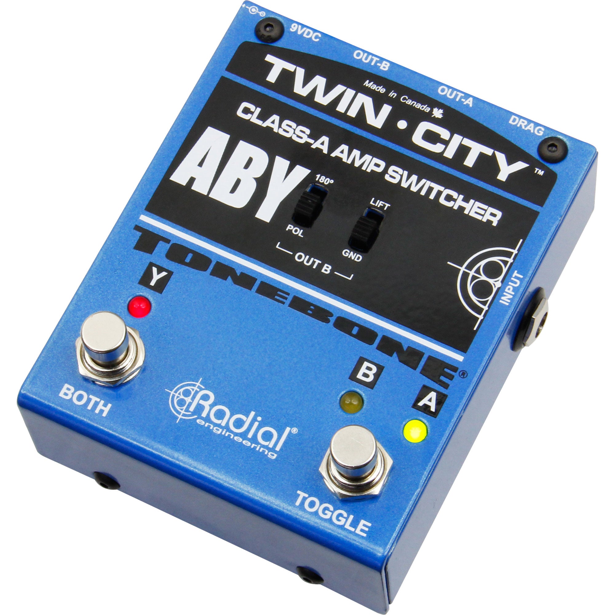 Radial Engineering Tonebone Twin-City Active ABY Amp Switcher