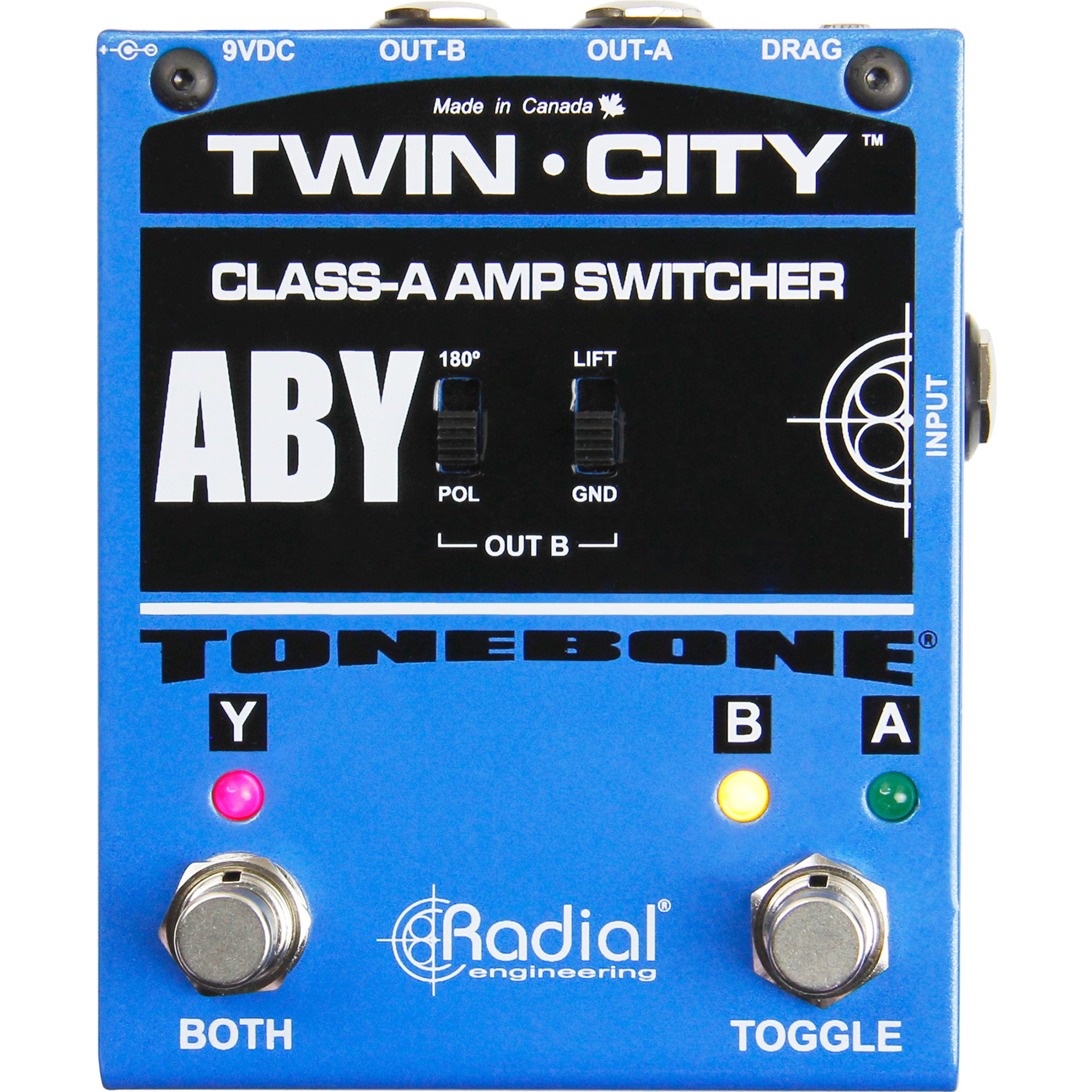 Radial Engineering Tonebone Twin-City Active ABY Amp Switcher