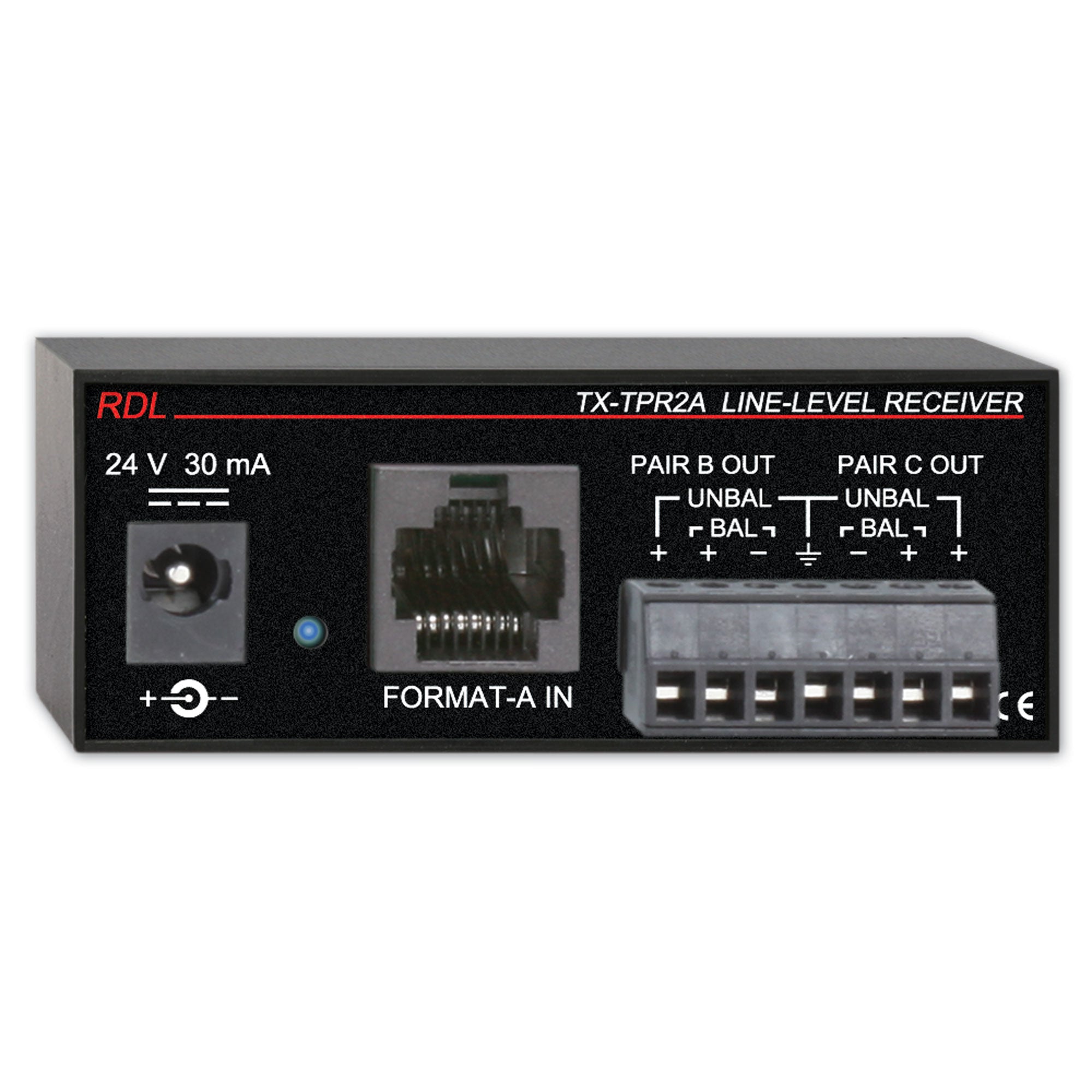 RDL TX-TPR2A Active Two-Pair Receiver (Twisted Pair Format-A)