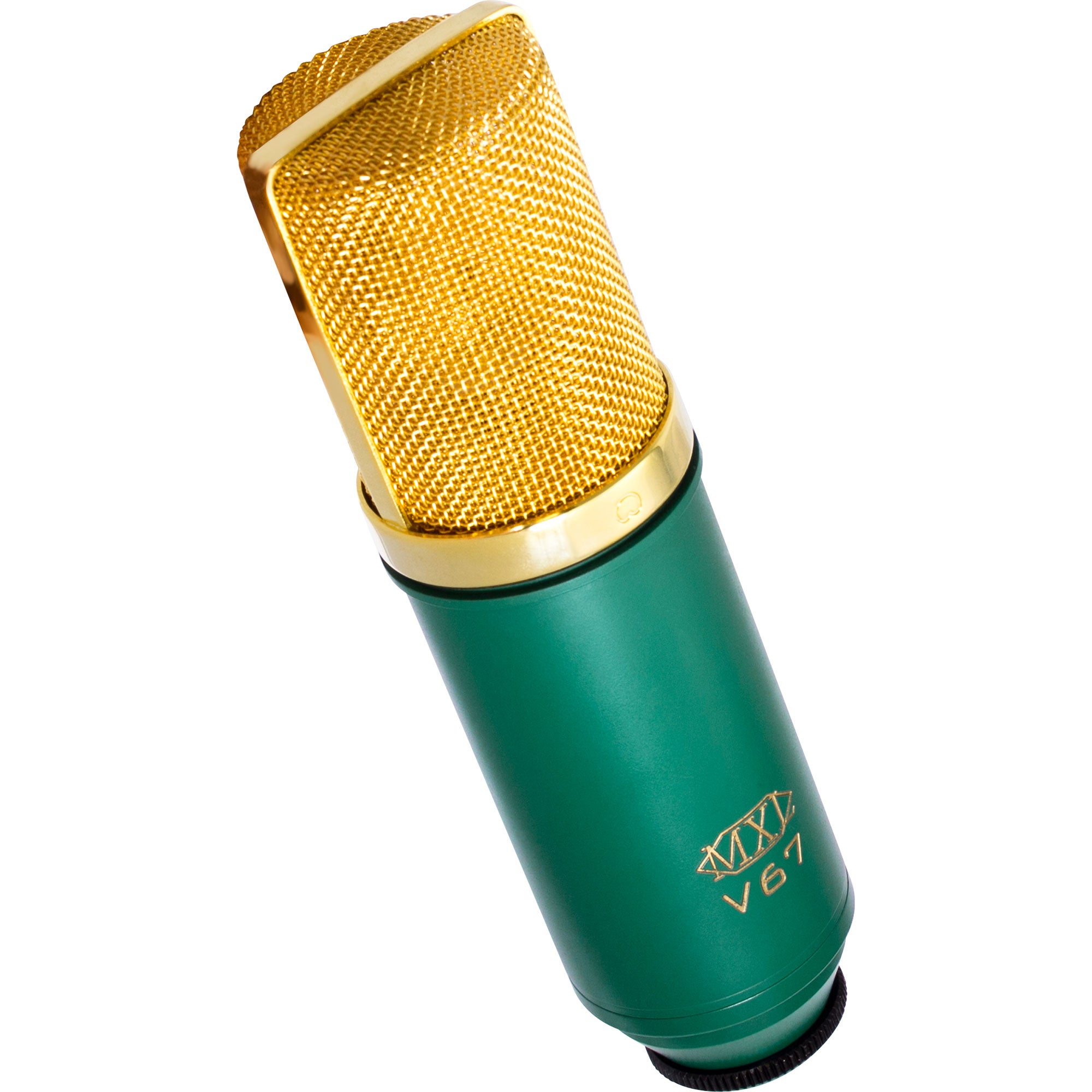 MXL V67G Large-Diaphragm Cardioid Condenser Microphone (Green with Gold Grill)