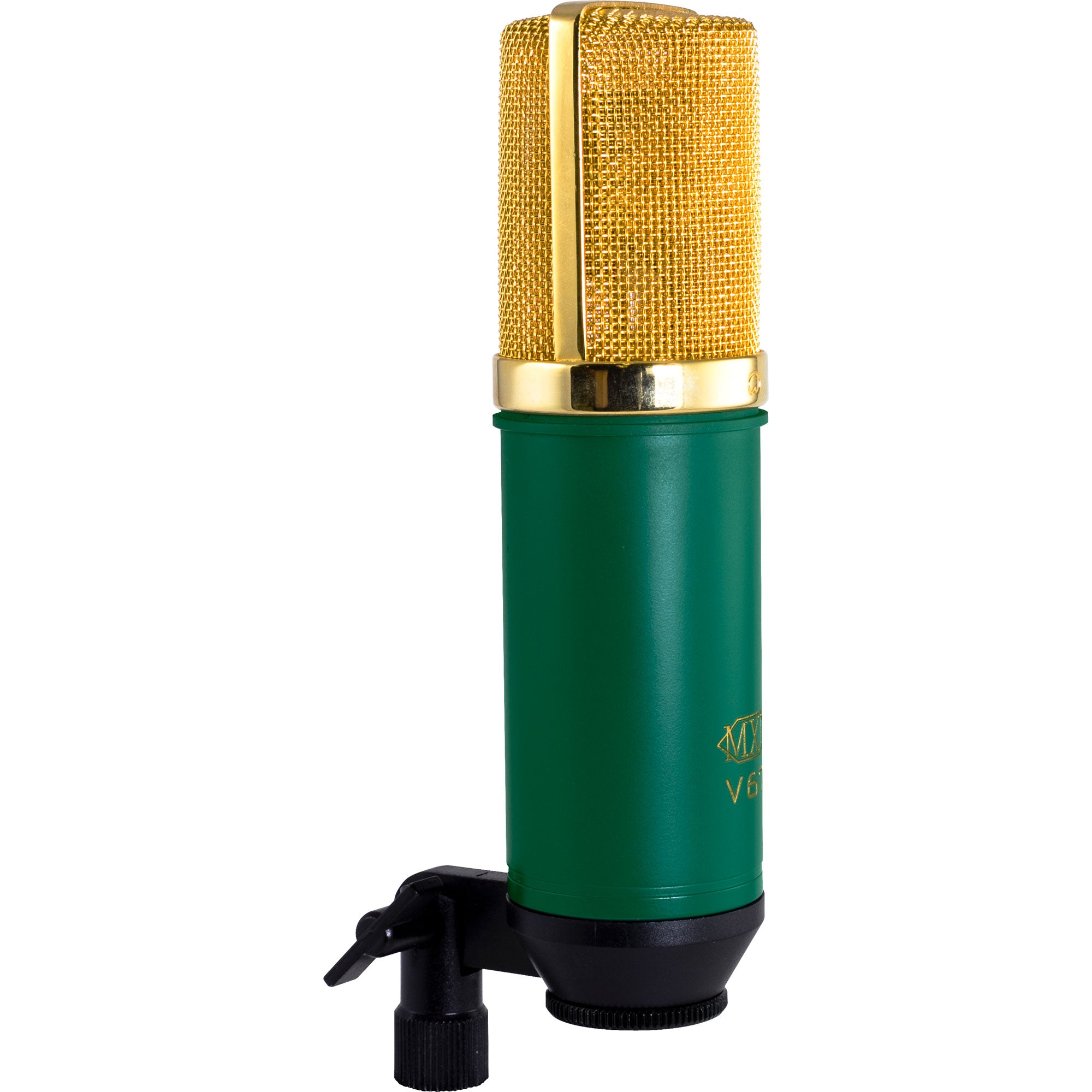 MXL V67G Large-Diaphragm Cardioid Condenser Microphone (Green with Gold Grill)