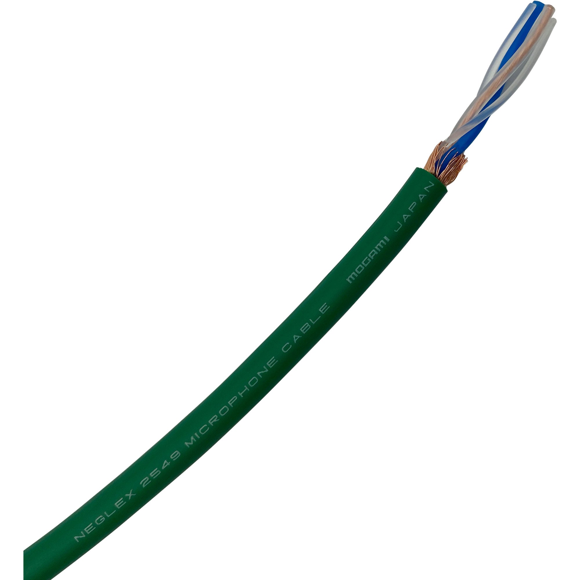 Mogami W2549 Long Run Mic Cable (Green, 656'/200m Roll)