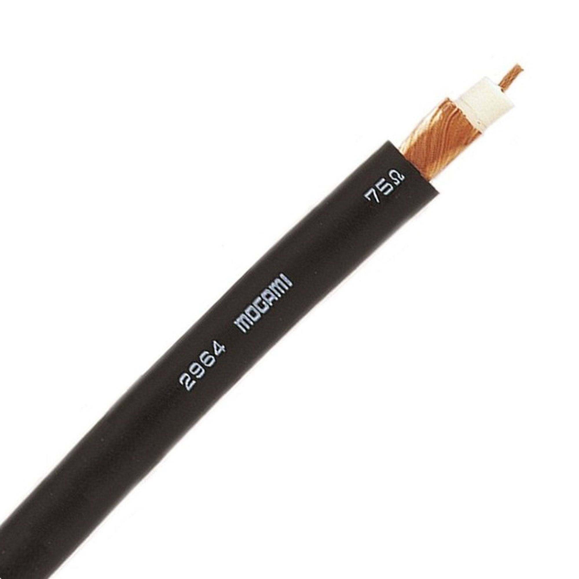 Mogami W2964 PURO II Subminiature & Miniature Coaxial Cable (Black, 328'/100m Roll)