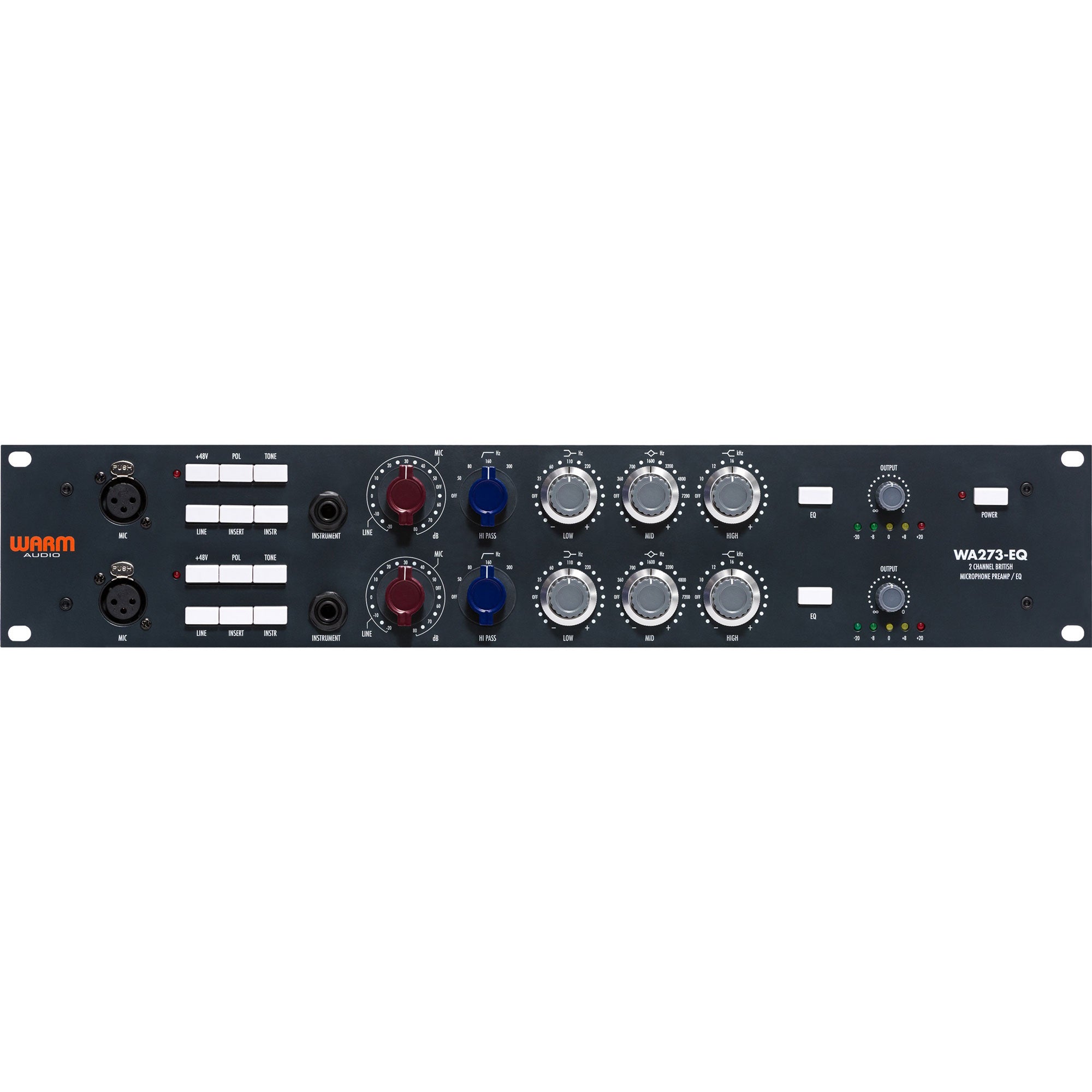 Warm Audio WA273-EQ Dual Channel British Microphone Preamp and Equalizer