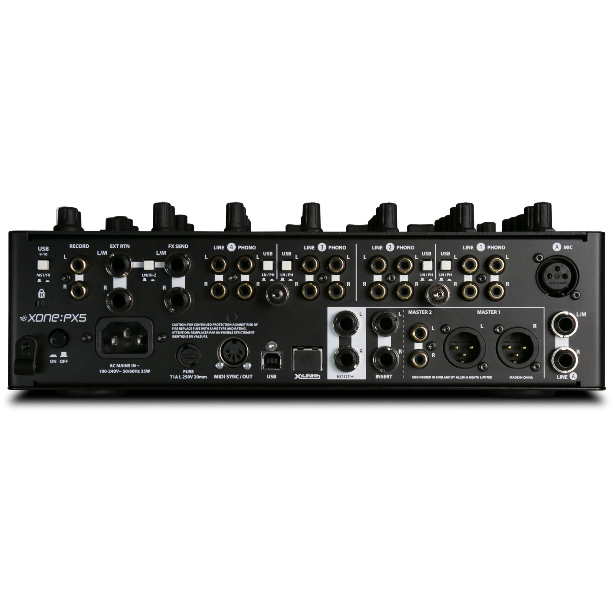 Allen & Heath Xone:PX5 Professional 4+1 Channel DJ Mixer with Soundcard