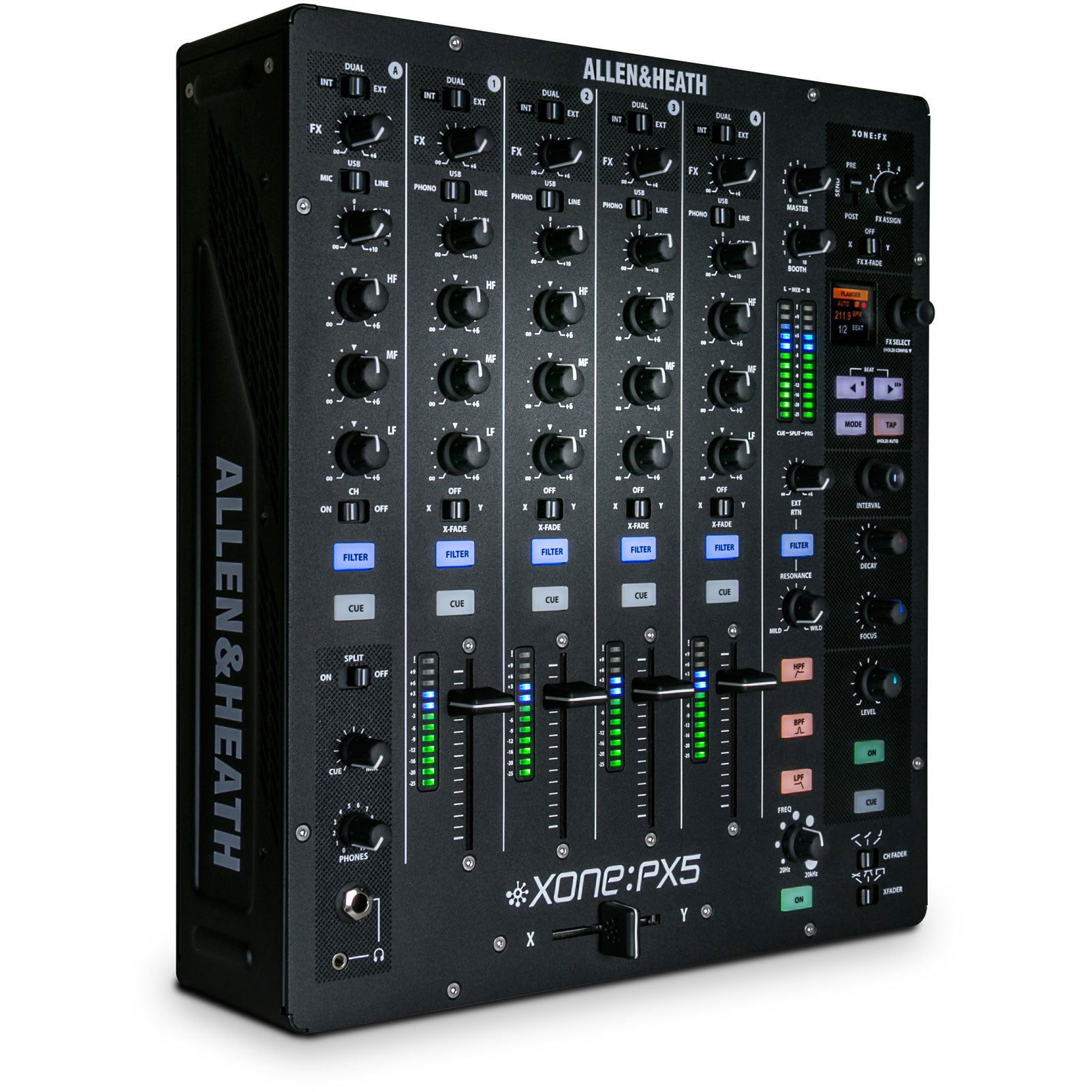 Allen & Heath Xone:PX5 Professional 4+1 Channel DJ Mixer with Soundcard